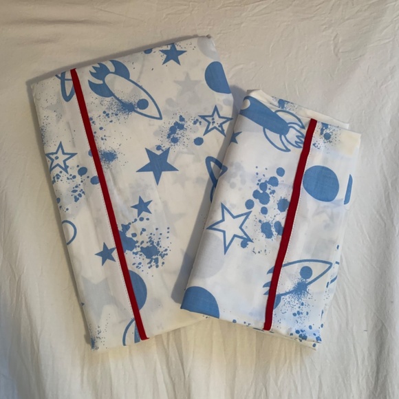 Space & The Galaxy NEW Full Flat Sheet + Pillowcase - Picture 3 of 7